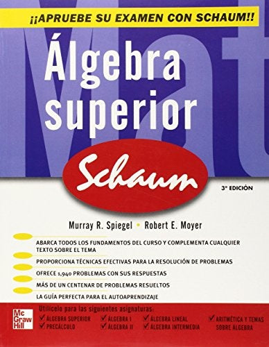 ALGEBRA SUPERIOR.. | MurrayR. Spiegel