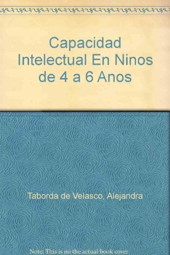 Capacidad intelectual en niños de 4 a 6 años | Ruth Alejandra Taborda