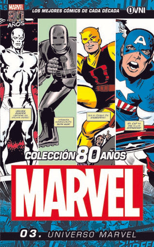 MARVEL 3 COLECCION 80 AÑOS LOS MEJORES COMICS DE CADA DECADA