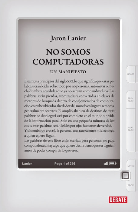 no somos computadoras | Jaron Lanier