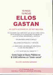 Yo pago, tu pagas, ellos gastan | Guillermo Alfredo Lanfranconi