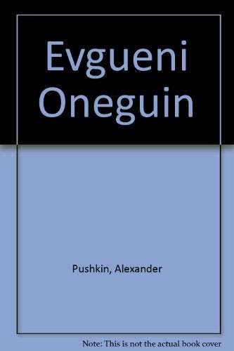 Evgueni oneguin | Alexandr Pushkin