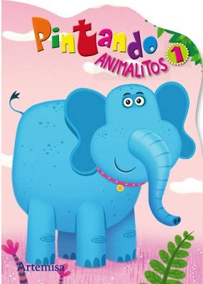 pintando con alimalitos elefante