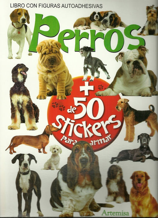 PERROS MAS DE 50 STICKERS PARA ARMAR