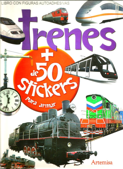 TRENES MAS DE 50 STICKERS PARA ARMAR