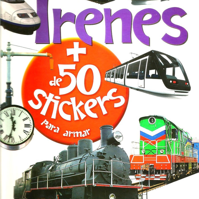 TRENES MAS DE 50 STICKERS PARA ARMAR