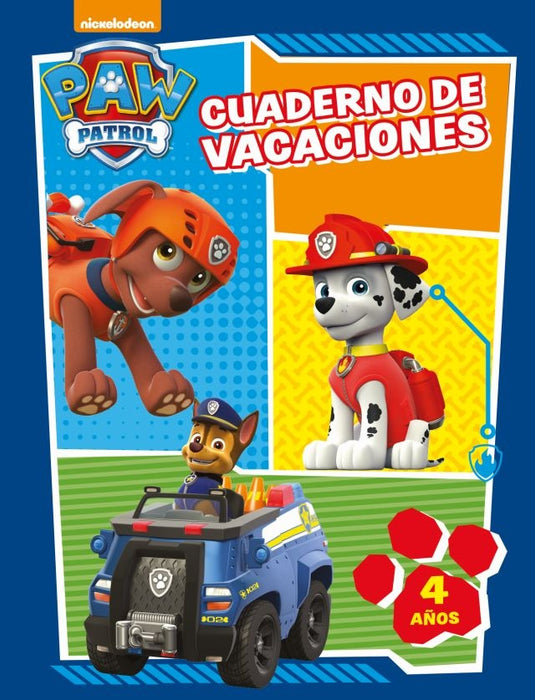 Paw patrol cuiaderno de vacaciones | sin autor