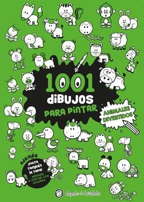 1001 DIBUJOS P/PINTAR ANIMALES DIVERTIDOS | VACIO