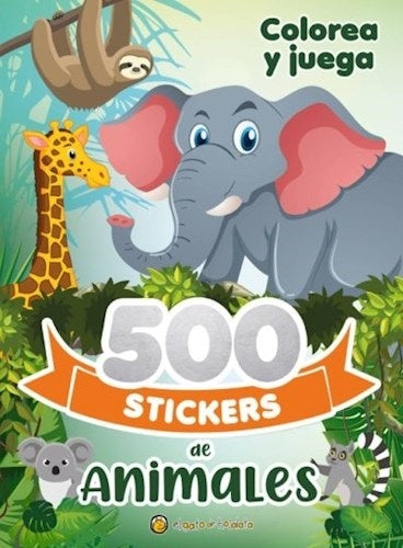 500 stickers animales