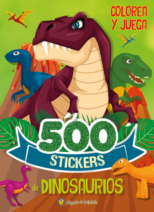 500 stickers dinosaurios