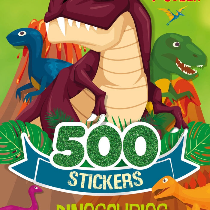 500 stickers dinosaurios