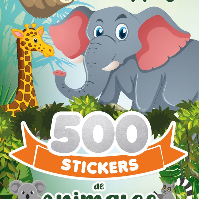 500 STICKERS DE ANIMALES..