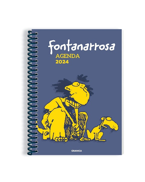 AGENDA FONTARROSA 2024 ANILLADA AZUL.. | FONTARROSA..