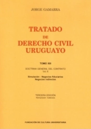 TRATADO DE DERECHO CIVIL URUGUAYO T.13 | Jorge  Gamarra