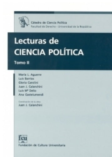 LECTURAS DE CIENCIA POLITICA TOMO II.. | Ana María Aguerre