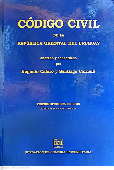 CODIGO CIVIL (ANOTADO Y CONCORDADO).. | EUGENIO CAFFARO