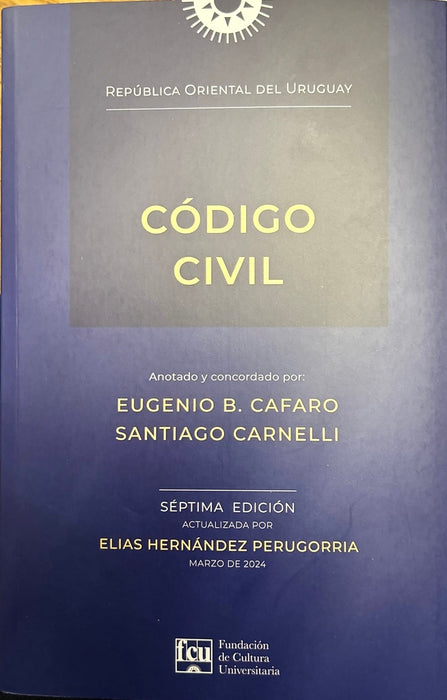 CÓDIGO CIVIL (VERSIÓN ESTUDIANTIL).. | EUGENIO CAFFARO