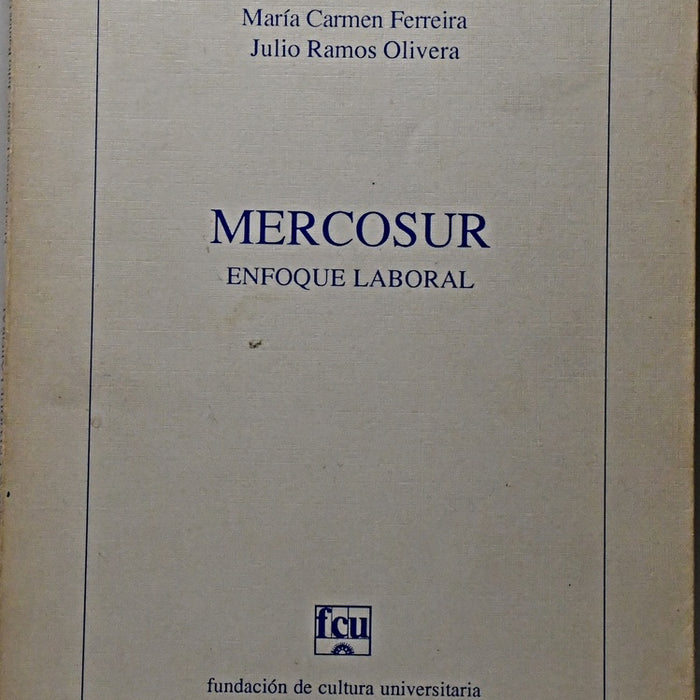 MERCOSUR ENFOQUE LABORAL.. | María Carmen  Ferreira