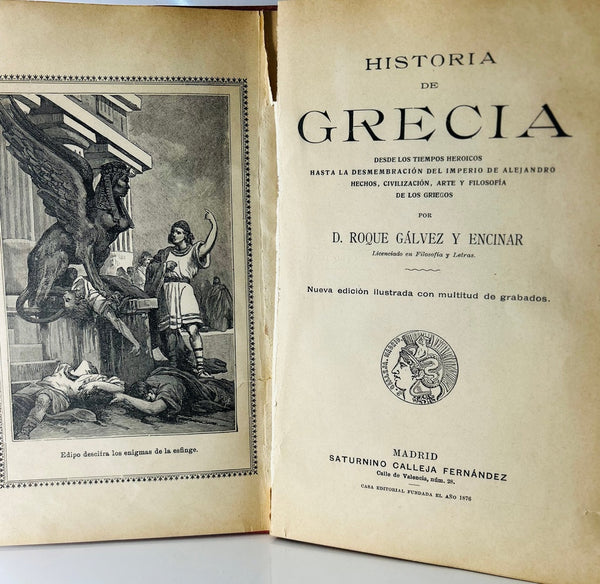 HISTORIA DE GRECIA.. | ROQUE GALVEZ