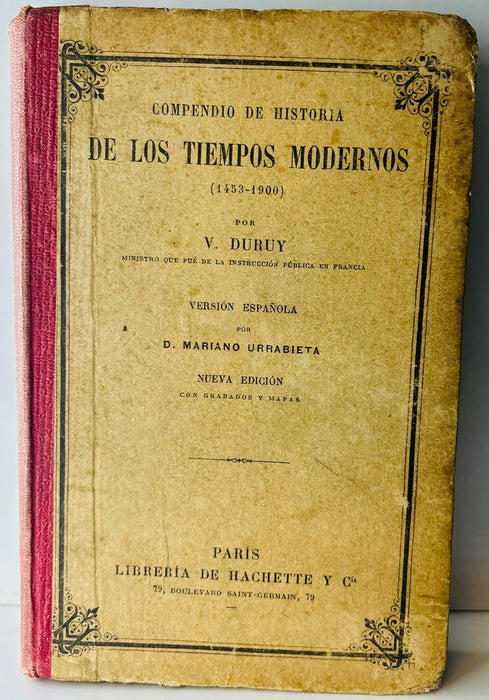 COMPENDIO DE HISTORIA DE LOS TIEMPOS MODERNOS (1453-1900).. | Victor Duruy