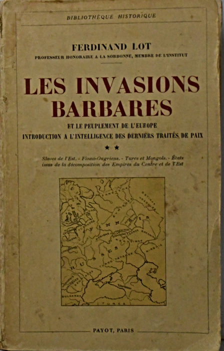 LES INVASIONS BARBARES.. | FERDINAND  LOT