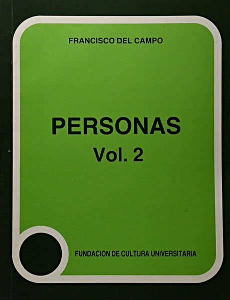 PERSONAS VOL. 2.. | FRANCISCO  DEL CAMPO