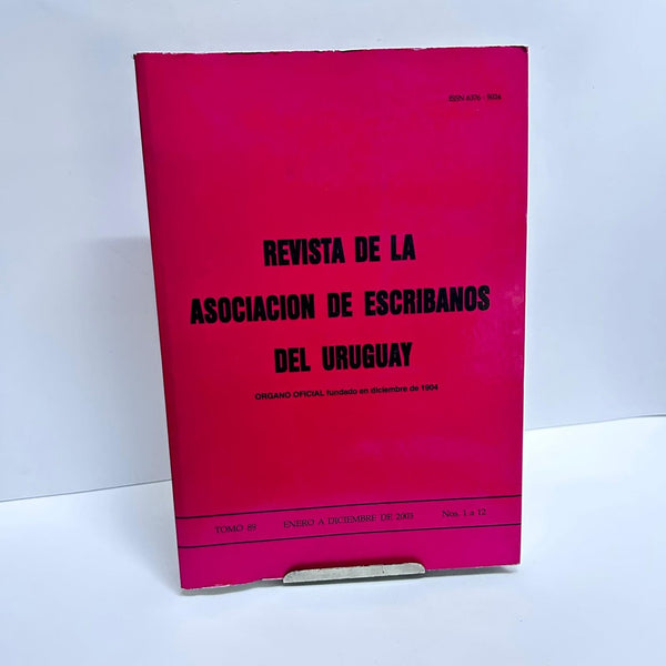 REVISTA DE LA ASOCIACION DE ESCRIBANOS DE R.O.U..