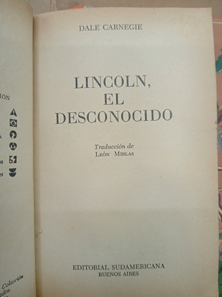 LINCOLN EL DESCONOCIDO | Dale Carnegie