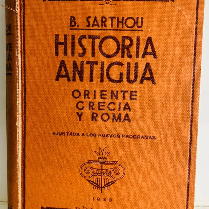 HISTORIA ANTIGUA.. | B. SARTHOU