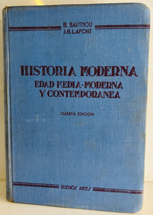 HISTORIA MODERNA.. | B. SARTHOU