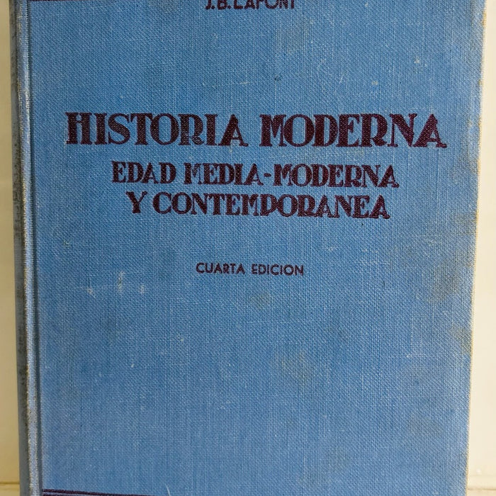 HISTORIA MODERNA.. | B. SARTHOU