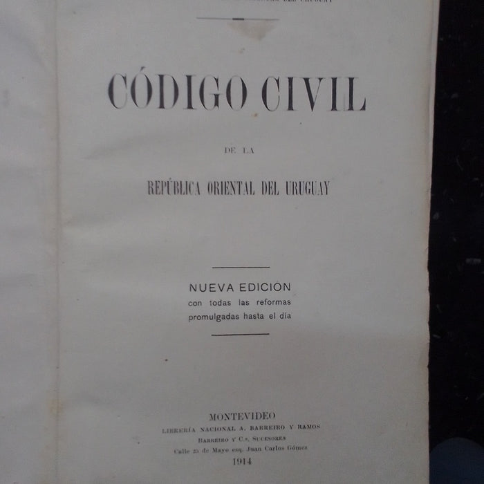 CÓDIGO CIVIL EDICIÓN 1914