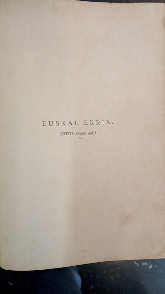 EUSKAL - ERRIA | JOSÉ MANTEROLA