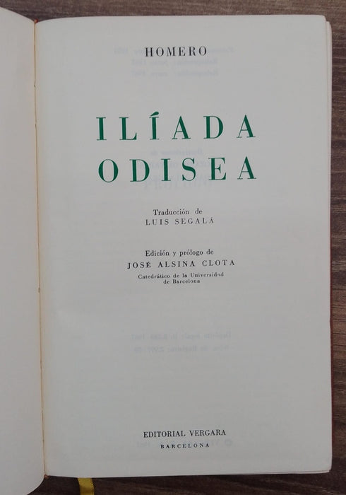 ILIADA - ODISEA | HOMERO