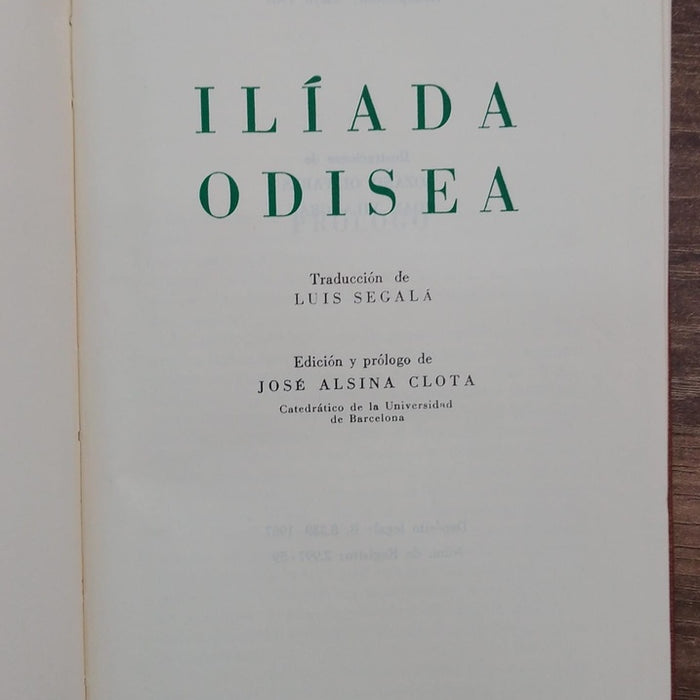 ILIADA - ODISEA | HOMERO