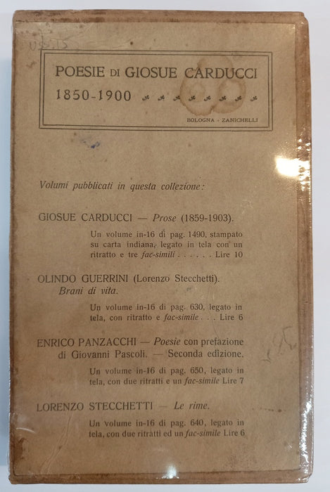 POESIE DI GIOSUE CARDUCCI.. | GIOSUE CARDUCCI