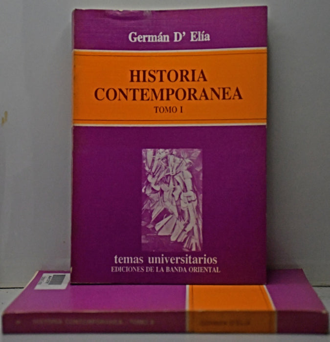 HISTORIA CONTEMPORANEA (2 TOMOS).. | German  D'Elia