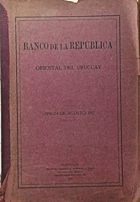 BANCO DE LA REPUBLICA ORIENTAL DEL URUGUAY..