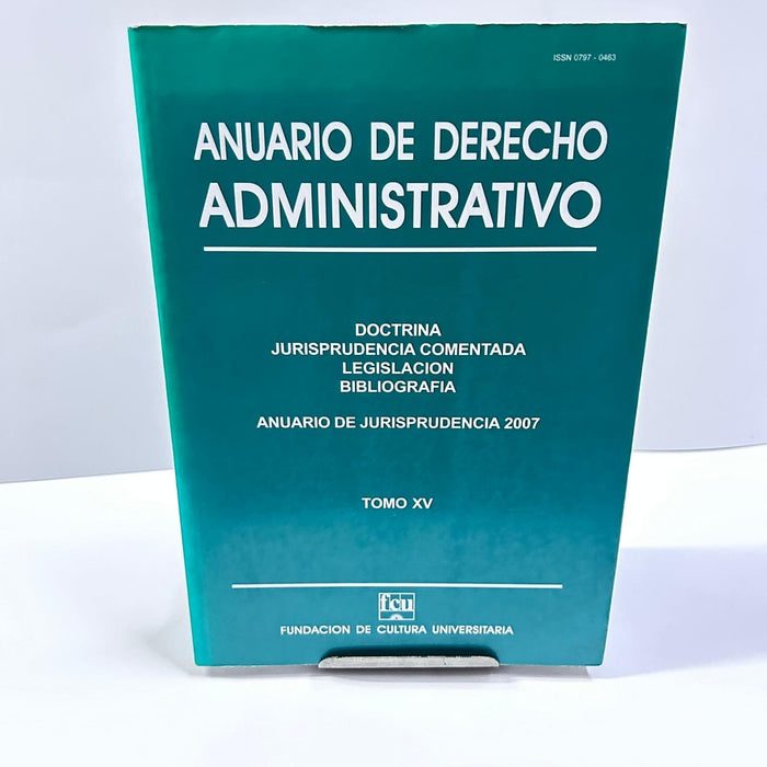 ANUARIO DE DERECHO ADMINISTRATIVO TOMO XV..