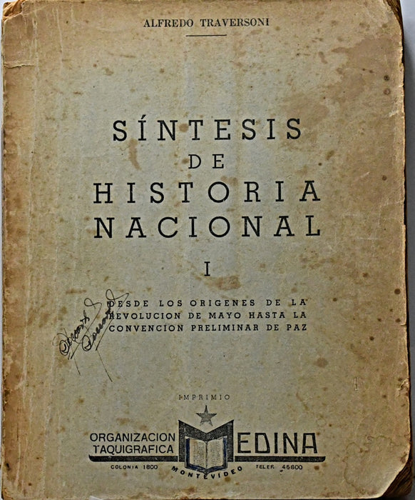 SÍNTESIS DE HISTORIA NACIONAL I.. | Alfredo  Traversoni